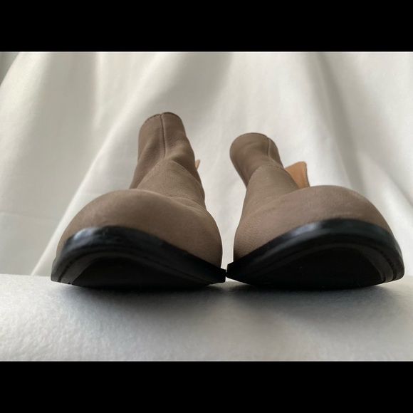 Lucky Brand Taupe Size 8M Nubuck Leather Booties - Picture 12 of 16